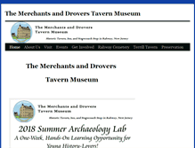 Tablet Screenshot of merchantsanddrovers.org